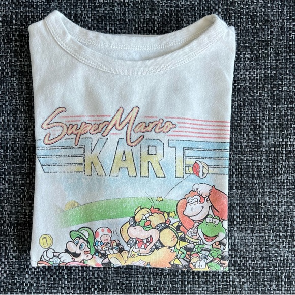 Gap Kids Super Mario Kart Long Sleeve Shirt Size Medium - Picture 6 of 6